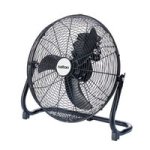 Salton High Velocity Floor Fan 45cm Black