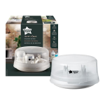 Tommee Tippee Steriliser Microwave Steam Steriliser For Baby Bottles Kills Viruses And 99.9 Of Bacteria 4-MINUTE Sterilisation C