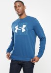 Under Armour Ua Rival Terry Logo Crew - Blue