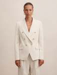 Tiana Military Blazer - 16 Cream Suit
