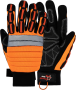 Maxmax Miner Gloves - Orange/black / 12
