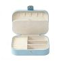 Portable Travel Jewelry Box Organizer Case With Mirror Leather Waterproof