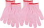 Level 5 Cut Resistant Work Gloves For Boys Pink S Safety Protective