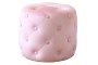 Paris Pink Velvet Tufted Round Ottoman