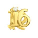 C3736 - 925 Sterling Silver 16 European Charm Bead