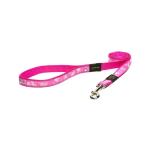 Rogz Fancy Dress Classic Lead - Beach Bum Large Pink Paw