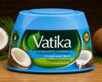Vatika Volume & Thickness Hair Styling Cream 140ML - Premium Pure Hair Cream For Fine Flat Hair Volume Boost & Daily Styling