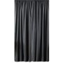 Matoc Designs Readymade Curtain - Blackout Charcoal - Taped - 400CM W X 250CM H