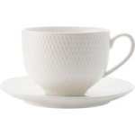 Maxwell & Williams - White Basics Diamonds Tea Cup & Saucer