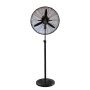 Alva Air - 50cm Industrial Design Pedestal Fan (Black) - 90W