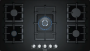 Bosch Series 6 Gas Hob Black 90CM PPQ9B6O90M