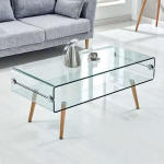 Tempered Glass Coffee Table For Home Living