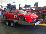Double Axle Car Transporter Trailer 2700KG Gvm For
