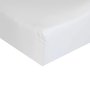 Baby Basics 100% Cotton Percale Cot Fitted Sheet - 66X132X14CM - Large Cot