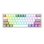 Redragon K617 Fizz 60% Wired Rgb Gaming Keyboard - WHITE GREY-RD-K617-RGB-WG