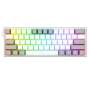 Redragon K617 Fizz 60% Wired Rgb Gaming Keyboard - WHITE/GREY-RD-K617-RGB-WG