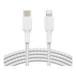 Belkin Boostcharge Pro 1M Braided Usb-c To Lightning Cable - White CAA004BT1MWH