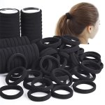 10 20PCS Durable And Comfortable Seamless Elastic Hair Ties Suitable For Women - Solid Color Ponytail Thickened Hair Ring