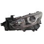 Mazda 3 Headlight Manual With Projector Left 16-19 - Spares Direct