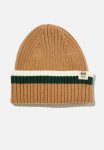 Cotton On Kids Fisherman Beanie - Taupy Brown pine Tree Green white