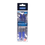 Marlin Ultraglide Retractable Pens 2'S Rubber Grip Blue 0.7MM Pack Of 12