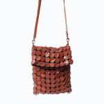 Boho Tan Leather Passport Bag - Tan