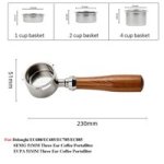 Coffee Accessories Portafilter Compatible For Delonghi Classical Wood