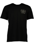 Black Embroidered Graphic T-Shirt - M Black