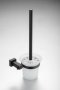 Toilet Brush Holder Wall Mounted Malta Black Gio