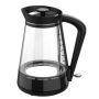 Swan Cordless Glass Kettle Black