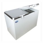 Cold Gas Factor Dual Fridge & Freezer Chest Freezer 120L White No Back Cover 220V