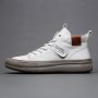 Men's High Top Skate Shoes Non Slip Trendy Lace Up Comfy Sneakers All Season Traveling Walking Comfy