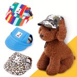 Pet Accessory Beret And Baseball Caps For Dogs Teddy Duckbill Hats - Machine Washable All-season Wear For Small To Medium Breeds