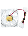 80MM Blue Fan With 4 Pin Molex Connector