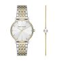 Armani Exchange Lola Womens Silver Stainless Steel Strap WATCH-AX7156SET