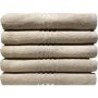 Hotel Collection Hand Towels 600GSM Tapioca 5 Pack