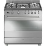 Smeg SSA91MAX9 900 Cooker With 5 Gas Burners & Multi-function Thermoventilated Oven