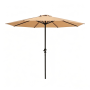 Round Patio Umbrella Market Umbrella For Porch Deck Poolside And Patio