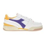 Diadora Mens Davis Leather Lace Up Sneakers Shoes Casual - White - Size 7.5 M
