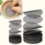 Flower Pot Drainage Screens: Round Mesh Pads For 20/50/100 Pcs Prevent Soil Loss Suitable For Bonsai Pots And Gardening Supplies