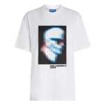 Digitized Karl T-Shirt -white