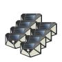 8PCS 100 LED Outdoor Solar Powered Light With Motion Sensor
