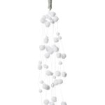 Polyester Snow Garland 3X78X3CM