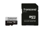 Transcend 350V 512GB High Endurance Micro Sd Uhs-i U3 CLASS10 - Read 100 Mb s - Write 45MB S - With Sd Adptor