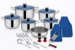 Hoffmans 25PIECES High Quality Stainless-steel Cookware Pot Set