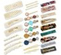 Pearls Resin Hair Clips And Barrettes Hairpins Accessories For Girls - 28 Piece