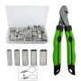 Fishing Crimping Pliers Set With 250 Double-hole Copper Sleeves - Kit