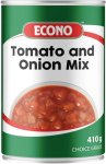Choice Grade Tomato & Onion Mix Vegetables
