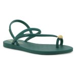 Glam Toe Ring Slingback Sandal - Green Gold - 8