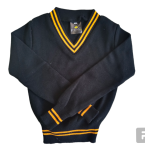 Prof Black And Gold Striped Jersey - Unisex